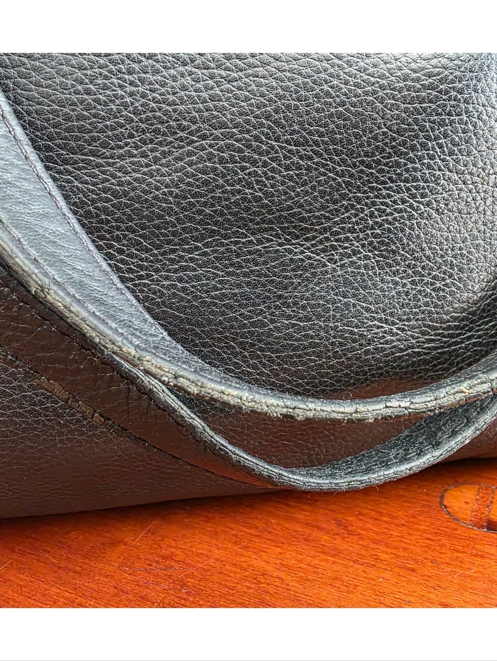 Michael Kors Zipper Tote Bag Black Pebbled Leather Bag - Picture 15 of 16